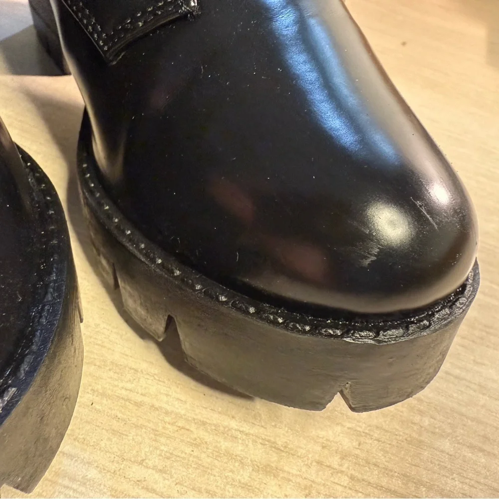 Women’s AllegraK Platform/Chunky Heel Boot Size 7 LIKE NEW!! - Picture 12 of 13